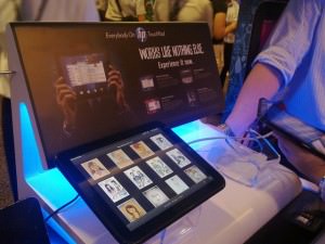 Consumers test the new HP TouchPad