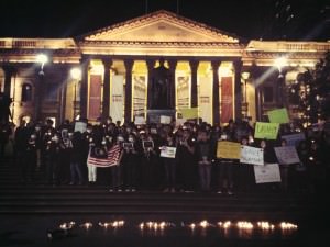 May 8th Protest at the State Library in Melbourne