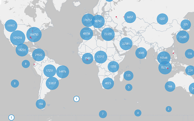 twitter map (social news daily)