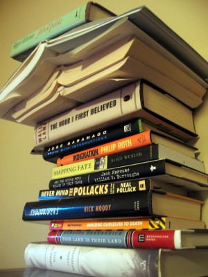 Book Stack by by Sapphireblue (Flickr)